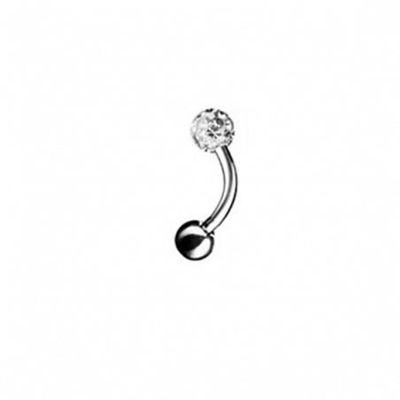 Piercing ceja banana